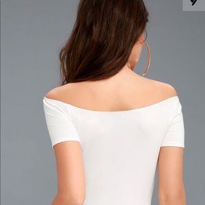 OFF THE SHOULDER TEE - WHITE